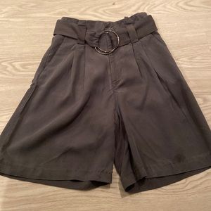 ZARA linen bermuda shorts